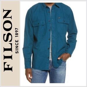Filson Field Flannel Shirt Legion Blue XL
